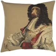 Chien Louis XIV Belgian Cushion Cover - 18 in. x 18 in. Cotton by Charlotte Home Furnishings