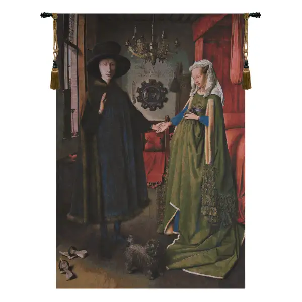 Arnolfini Portrait Large European Tapestry