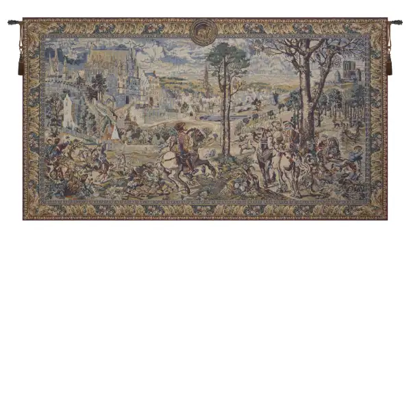 Old Brussels Light Belgian Wall Tapestry