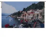 Italian Scene Como Italian Wall Tapestry