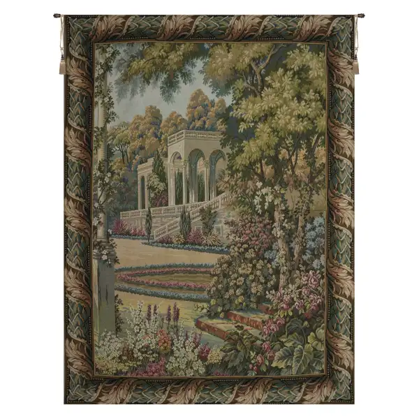 Como Garden with Acanthe Borderrder Italian Wall Tapestry