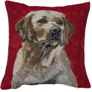 Labrador Red Belgian Cushion Cover