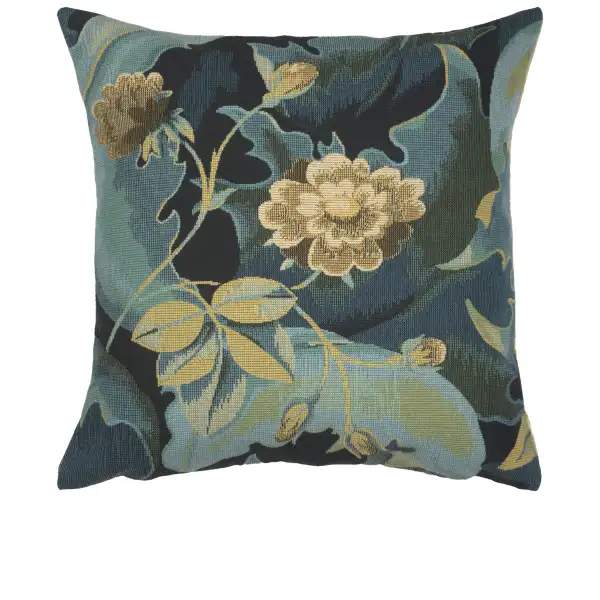 Forest With Flowers Belgian Cushion Cover - 18 in. x 18 in. Cotton by Charlotte Home Furnishings