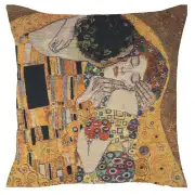 The Kiss with Lurex European Cushion Covers