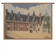 Castle Blois Belgian Tapestry Wall Hanging