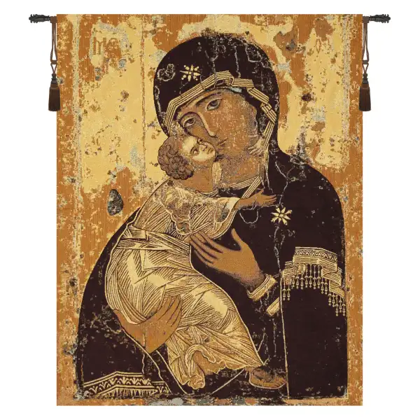 Madonna Di Vladimir Italian Wall Tapestry