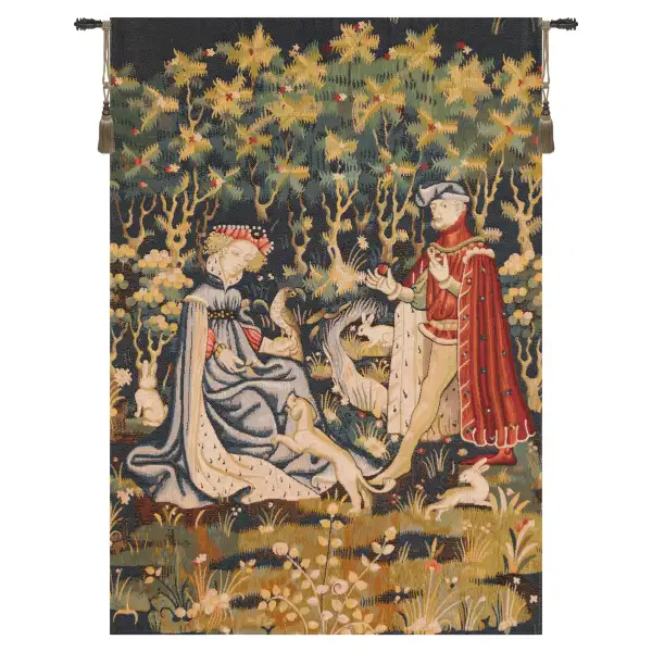 Offering of the Heart Large French Tapestry