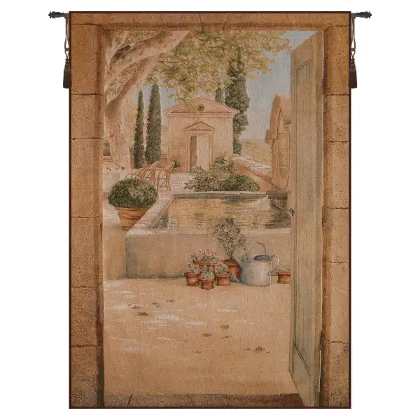 Terrace in Provence French Tapestry