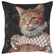 Ginger Cat Sisi Belgian Cushion Cover - 18 in. x 18 in. Cotton by Charlotte Home Furnishings