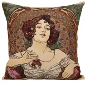 Mucha Rubis Stone I European Cushion Covers