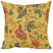 Peony Yellow B Cushion