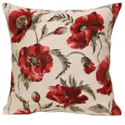 Coquelicots Belgian Cushion Cover