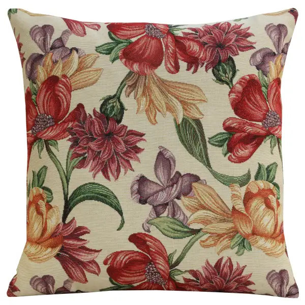 Iris Blossoms Cushion Cover