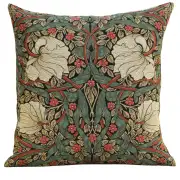 Pimpernel Green/Red European Cushion Cover