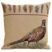 Pheasant Single European Cushion Cover