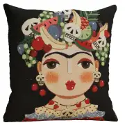 Mexicalli Black Cushion Cover