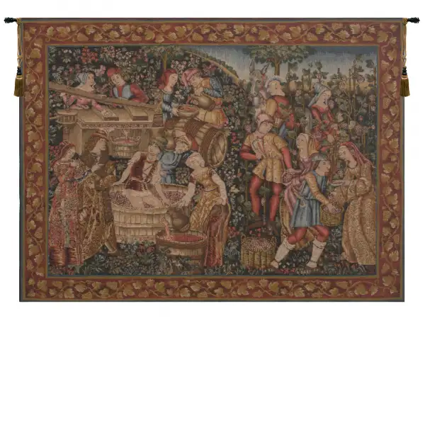 Grandes Vendanges  French Tapestry