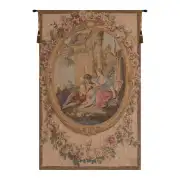 Serenade Creme I French Wall Tapestry - 19 in. x 29 in. Cotton/Viscose/Polyester by Francois Boucher