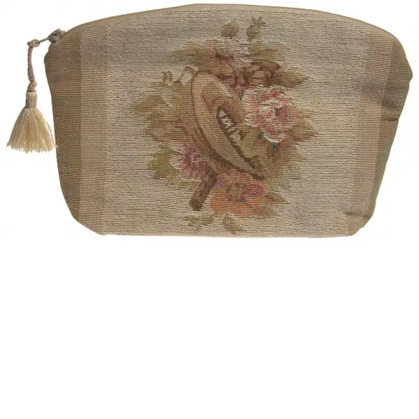 Horns and Flowers Purse Tapestry Handbag