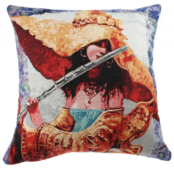 The Melody She Plays III Decorative Floor Pillow Cushion Cover