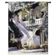 Balcony de la Flora Tapestry Wall Hanging