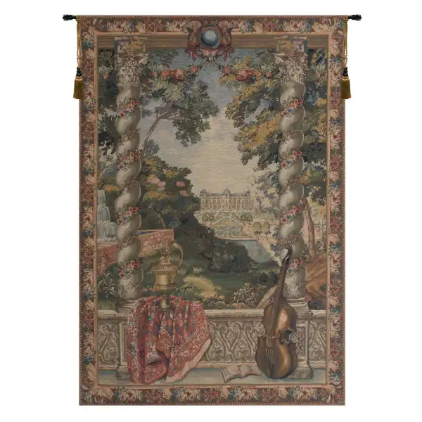 Chateau D'Enghien Belgian Tapestry Wall Hanging - 40 in. x 58 in. Cotton/Viscose/Polyester by Charlotte Home Furnishings