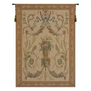 Birds Beige Belgian Tapestry Wall Hanging