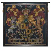 Stuart Crest Belgian Tapestry Wall Hanging - 56 in. x 55 in. Cotton/Viscose/Polyester by Charlotte Home Furnishings