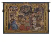 Adorazione Horizontal Belgian Wall Tapestry