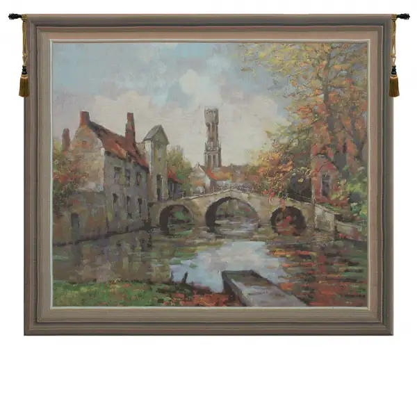 Lake of Love  Belgian Tapestry Wall Hanging