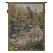 Monet Vertical Belgian Tapestry Wall Hanging - 68 in. x 80 in. Cotton/Viscose/Polyester by Claude Monet