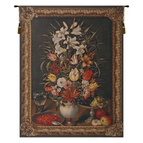 Antique Breughel Large Belgian Tapestry Wall Hanging - 56 in. x 72 in. CottonWool by Jan Brueghel de Velours