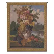 Reflections Small Belgian Tapestry Wall Hanging - 26 in. x 31 in. Cotton/Viscose/Polyester by Charlotte Home Furnishings