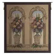 Floral Arch Duo Belgian Tapestry Wall Hanging