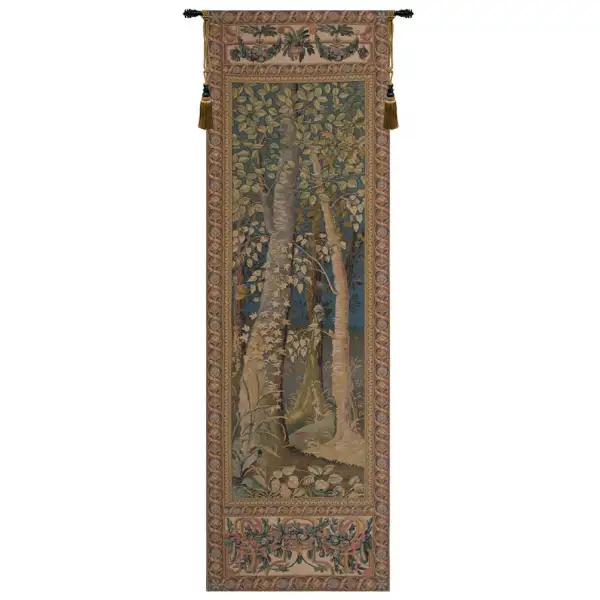 Woodland Belgian Tapestry Wall Hanging - 26 in. x 84 in. Cotton/Viscose/Polyester by Michiel Coxcie