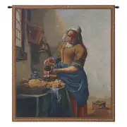 Servant Girl Belgian Wall Tapestry