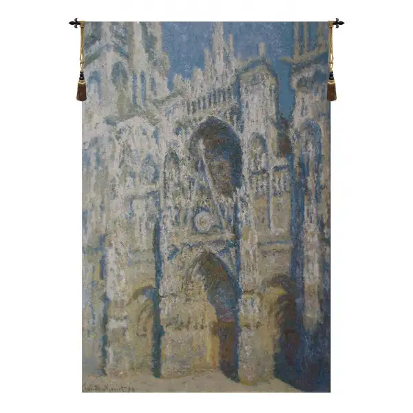 Claude Monet Cathedral Belgian Tapestry Wall Hanging - 48 in. x 71 in. Cotton/Wool/Polyester by Claude Monet