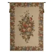 Floral Motif European Tapestry Wall Hanging