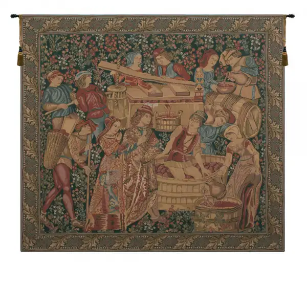 Vendange Left Panel Tapestry Wallart