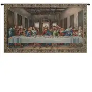 The Last Supper III European Tapestries - 26 in. x 15 in. Cotton/Viscose/Polyester by Leonardo da Vinci