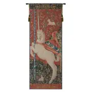 Portiere Licorne French Wall Tapestry - 29 in. x 75 in. Cotton/Viscose/Polyester by Charlotte Home Furnishings