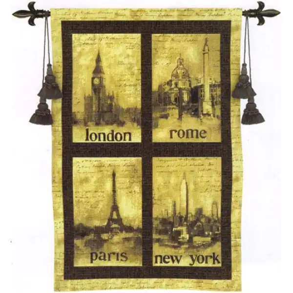 International Cities Wall Tapestry