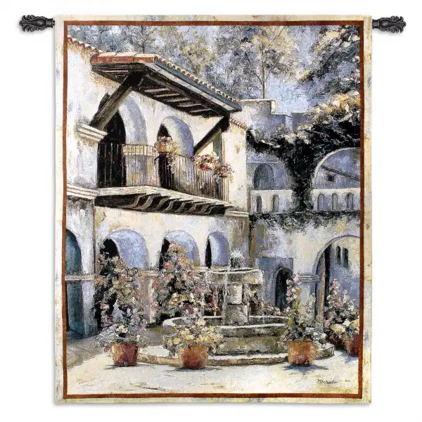 Placita de las Flores Tapestry Wall Hanging