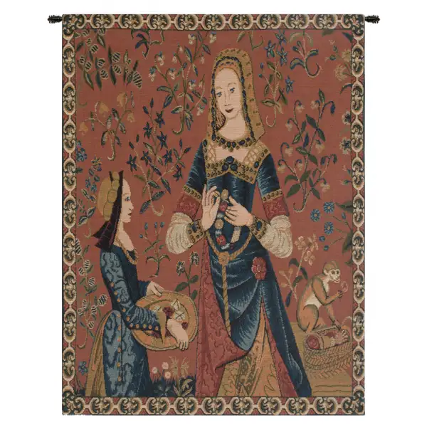 The Smell II Belgian Tapestry Wall Hanging - 18 in. x 25 in. Cotton/Viscose/Polyester by Charlotte Home Furnishings