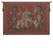 A Mon Seul Desir I French Wall Tapestry - 44 in. x 34 in. CottonWool by Charlotte Home Furnishings