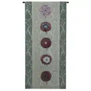 Floating Botanicals Damask Wall Tapestry