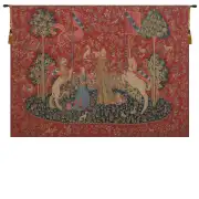 Le Gout Fonce Belgian Tapestry Wall Hanging - 63 in. x 47 in. Cotton/Viscose/Polyester by Charlotte Home Furnishings