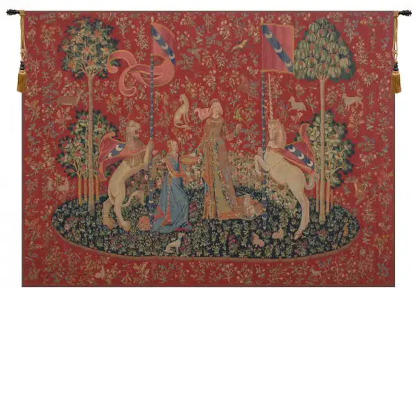 Le Gout Fonce Belgian Tapestry Wall Hanging - 63 in. x 47 in. Cotton/Viscose/Polyester by Charlotte Home Furnishings
