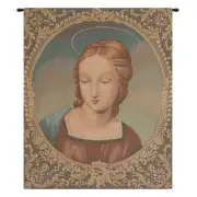 Madonna Del Cardellino Italian Tapestry Wall Hanging