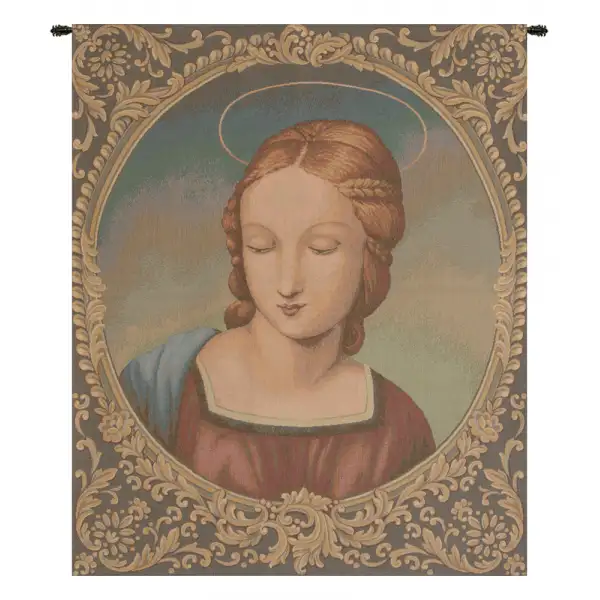 Madonna Del Cardellino Italian Wall Tapestry